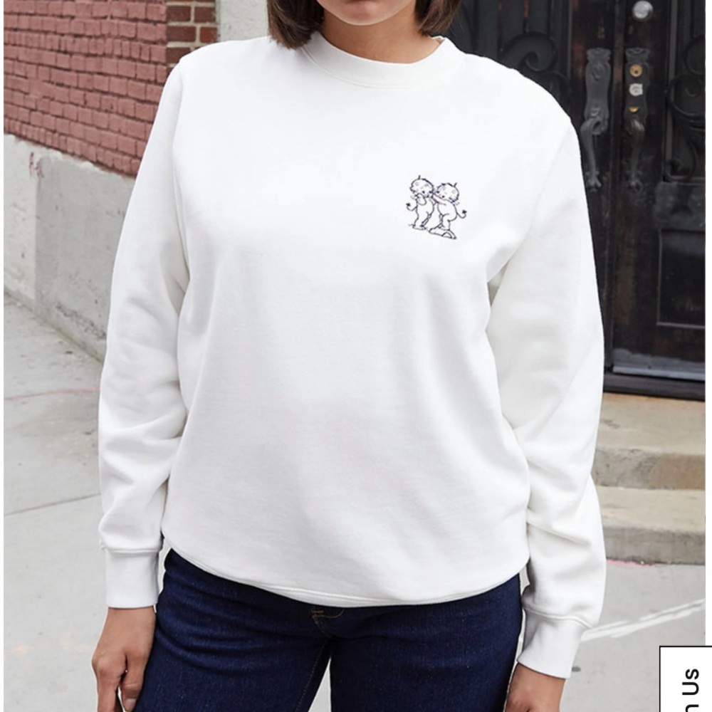 Brandy Melville Erica Crewneck Angel Devil